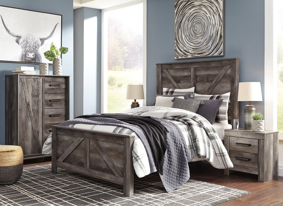 Wynnlow Crossbuck Bed - Zara Furniture (Kissimmee,FL)