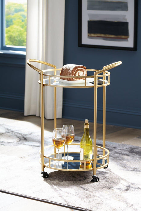 Wynora Bar Cart - Zara Furniture (Kissimmee,FL)