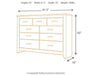 Zelen Dresser and Mirror - Zara Furniture (Kissimmee,FL)