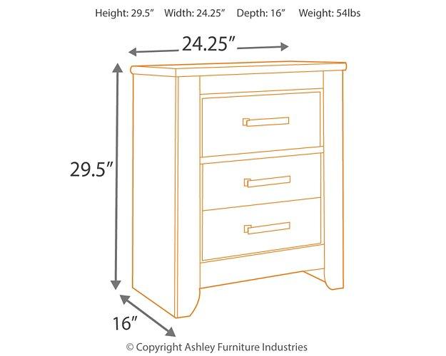 Zelen Nightstand - Zara Furniture (Kissimmee,FL)