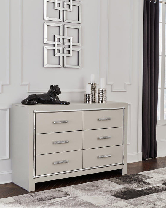 Zyniden Dresser and Mirror - Zara Furniture (Kissimmee,FL)