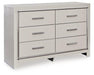 Zyniden Dresser and Mirror - Zara Furniture (Kissimmee,FL)